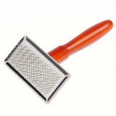 펫샵 반려동물 저자극 브러쉬 88 x 136 mm, 브라운, 1개