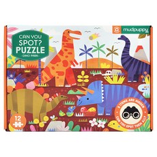 mudpuppy 聚焦拼圖 恐龍公園, 12片, 1盒
