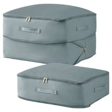 DeepForYou 會呼吸的棉被壓縮袋, 2個, 1件, 灰色