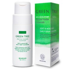 뷰디아니 그린 트리 효소 파우더 클렌저, 1개, 70g