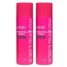 갸스비 무빙 락 엑스트라 하드 스프레이, 253ml, 2개