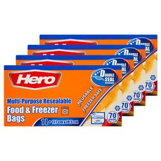 헤로지퍼백, 중(M), 70개입, 4개