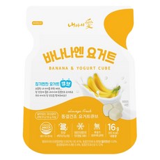Naeiae 優格球 1歲以上, 香蕉, 16g, 1包