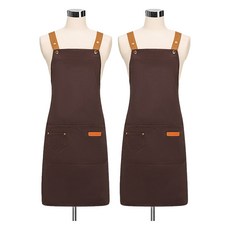 IAMPANDA 日常防水圍裙, 2個, 棕色