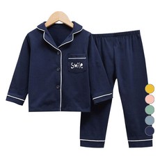 Kids Day 男童微笑睡衣上下衣套裝