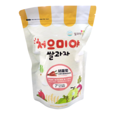 Ssalgwaja 米餅村 糙米棒 7個月以上, 胡蘿蔔, 40g, 1包