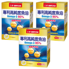 SENTOSA 三多 專利高純度魚油, 840mg, 60顆, 3盒