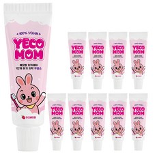 예꼬맘 치카케어 소형치약 1단계 라즈베리향, 15g, 10개