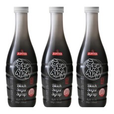 쥬피터 흑당시럽, 600g, 3개