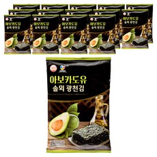 솔뫼식품 더국민 아보카도유 전장김, 20g, 15개