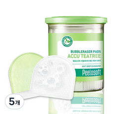 필로소프트 버블레이저 패드 아큐 티트리, 20개입, 5개