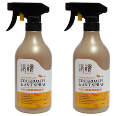 清檜 天然防蟑螂螞蟻噴劑, 500ml, 2瓶