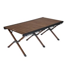 Naturehike 方芸鋁合金蛋捲桌 SE版 CNK2300JJ019, 黑胡桃色, 1個