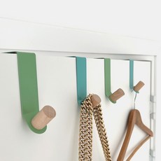해피제이 도어 행거, 민트 + 블루, 1세트