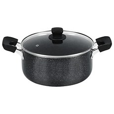 珍珠金屬 Mama Dinner Alpha 系列 燉鍋 IH適用 附玻璃蓋, 24cm, HB-5897, 1個