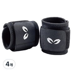 POWER WRAP 健身腕帶 護腕 PWR 黑色, 4個