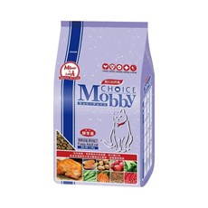 Mobby 莫比 成貓用 挑嘴貓饕客配方乾飼料 鮮雞肉增量 添加維生素E 獨家雙B化毛系統 牛磺酸與益生菌, 雞肉 + 米, 1.5kg, 1袋