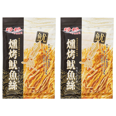 珍珍 燻烤魷魚絲, 27g, 2包