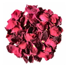 純禾商行 天然玫瑰乾燥花瓣 10g 台灣製造, 紅色