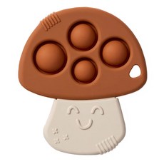 itzy ritzy 指尖泡泡固齒器, 森林蘑菇, 1個, 固齒器