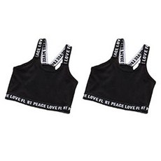 CT COMPANY 女童青少年運動無鋼圈學生內衣背心 2件組