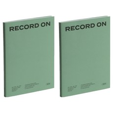 ICONIC 2026 Record On 日記本 Plan Weekly 計畫本 行事曆, 2個, 03 樹林綠