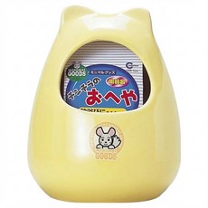 MARUKAN 鼠鼠陶瓷小別墅 L, 黃色, 1個