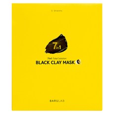 BARULAB 多效火山泥面膜, 5片, 1盒