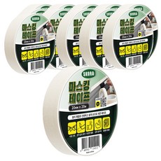 스코라 마스킹 테이프 화이트 20mm x 20m, 12개