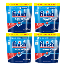 finish 全效合一洗碗塊 洗碗機專用 110顆, 1.815kg, 4袋