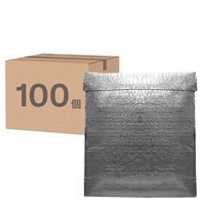 Youngmi's home 黏貼式銀箔保冷保溫袋 35 x 25cm, 100個, 銀色