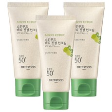 스킨푸드 베리 진정 선크림 SPF50+ PA++++, 50ml, 3개