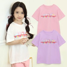 PremierFam 女童款三麗鷗Myne五分袖短袖T恤3件組