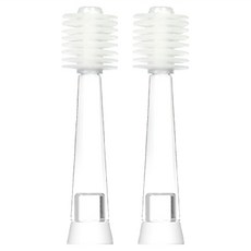 MEGA TEN LUMI&DOROTHY 360成人電動牙刷替換刷頭 2入, 美國杜邦纖維, 抗敏感材質, 不適用, 1組