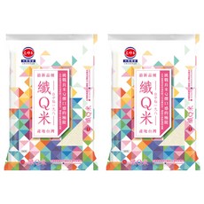 三好米 纖Q米 低澱粉高纖維 增添飽足感, CNS 二等, 1.5kg, 2包