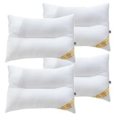 ARPEGGIO BASIC 基本款超蓬鬆護頸枕芯, 4個, 白色