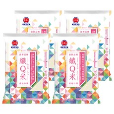 三好米 纖Q米, 低澱粉高纖維 增添飽足感, CNS 二等, 1.5kg, 4包