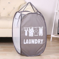 The Naeun Living 折疊洗衣籃, 洗衣灰