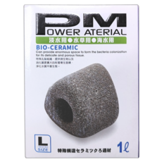 ISTA 伊士達 PM遠紅外線濾材 陶瓷環 培菌濾材 培養硝化菌 三角型 1L, 1個