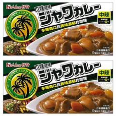 House 好侍 爪哇咖哩 中辣, 185g, 2盒