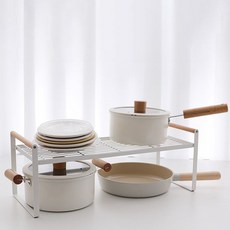 Nature Living Urban木質把手廚房收納架, 混色, 1入