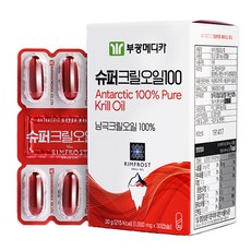 Bukwang 磷蝦油膠囊, 30顆, 1盒