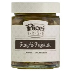 Pucci 義式香料炒洋菇 可搭配磨菇醬、Pizza、湯、燉飯、義大利麵、歐姆蛋、鹹派、清炒等料理, 200g, 1罐