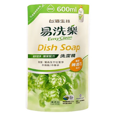TTL BIO-TECH 台酒生技 易洗樂洗潔精 補充包, 600ml, 1包