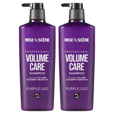 mise en scene 魅尚萱 豐盈強健膠原蛋白洗髮精 紫色, 680ml, 2瓶