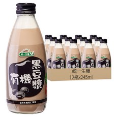 統一生機 黑豆漿, 245ml, 12瓶