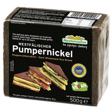 Mestemacher 麥大師 德國裸麥粗麵包, 1個, 500g