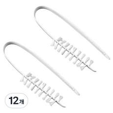 modernmore 滾筒洗衣機 直立式洗衣機 縫隙 洗衣機 清潔刷, 12個, 白色