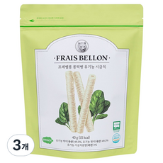 FRAIS BELLON 長米餅, 菠菜, 40g, 3包