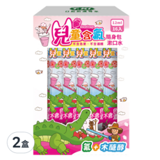 T.KI 白人 鐵齒兒童含氟漱口水隨身包 木糖醇 氟化物 草莓口味 無添加人工色素/酒精, 192ml, 2盒